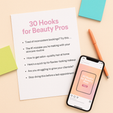 30 Hooks for Beauty Pros (Free)